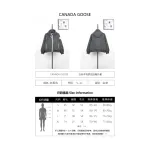 Canada Goose White Label Wool Fleece Hooded Jacket - Grey Black