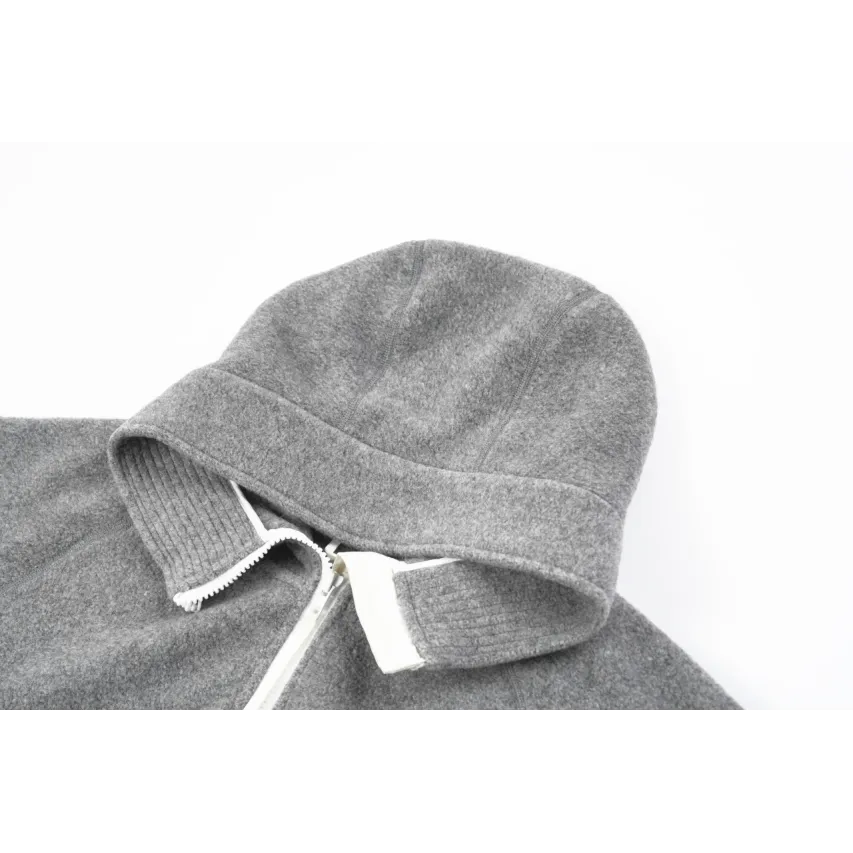 Canada Goose White Label Wool Fleece Hooded Jacket - Light Grey