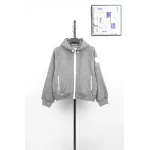 Canada Goose White Label Wool Fleece Hooded Jacket - Light Grey