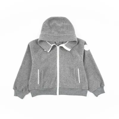 Canada Goose White Label Wool Fleece Hooded Jacket - Light Grey