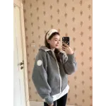 Canada Goose White Label Wool Fleece Hooded Jacket - Light Grey