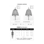 Canada Goose White Label Wool Fleece Hooded Jacket - Light Grey