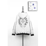 Chrome Hearts Sanskrit Scroll Reversible Hooded Padded Jacket