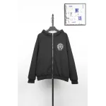 Chrome Hearts Sanskrit Scroll Reversible Hooded Padded Jacket