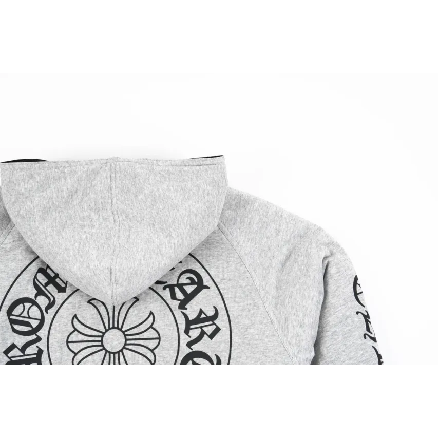 Chrome Hearts Sanskrit Scroll Reversible Hooded Padded Jacket