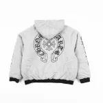 Chrome Hearts Sanskrit Scroll Reversible Hooded Padded Jacket
