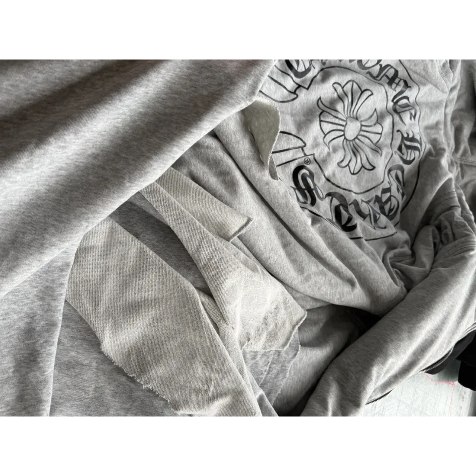 Chrome Hearts Sanskrit Scroll Reversible Hooded Padded Jacket