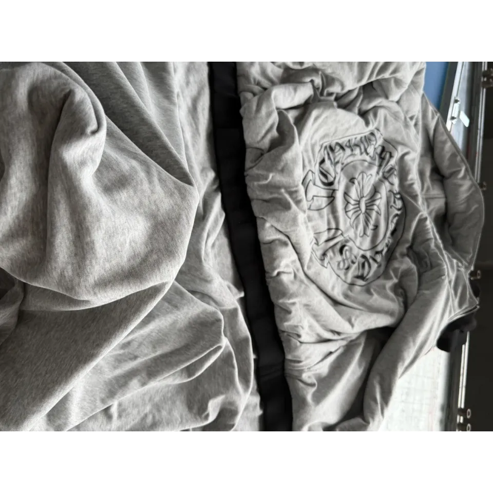 Chrome Hearts Sanskrit Scroll Reversible Hooded Padded Jacket