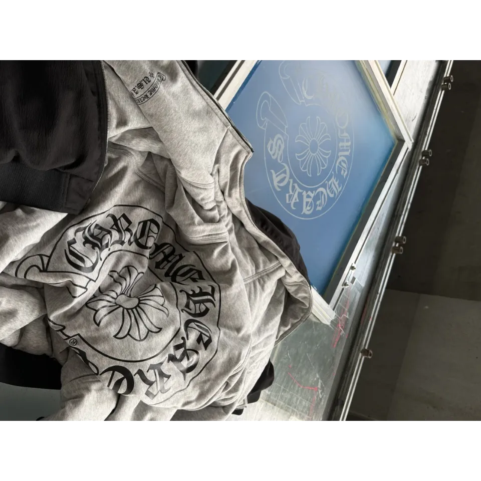 Chrome Hearts Sanskrit Scroll Reversible Hooded Padded Jacket