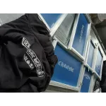 Chrome Hearts Sanskrit Scroll Reversible Hooded Padded Jacket