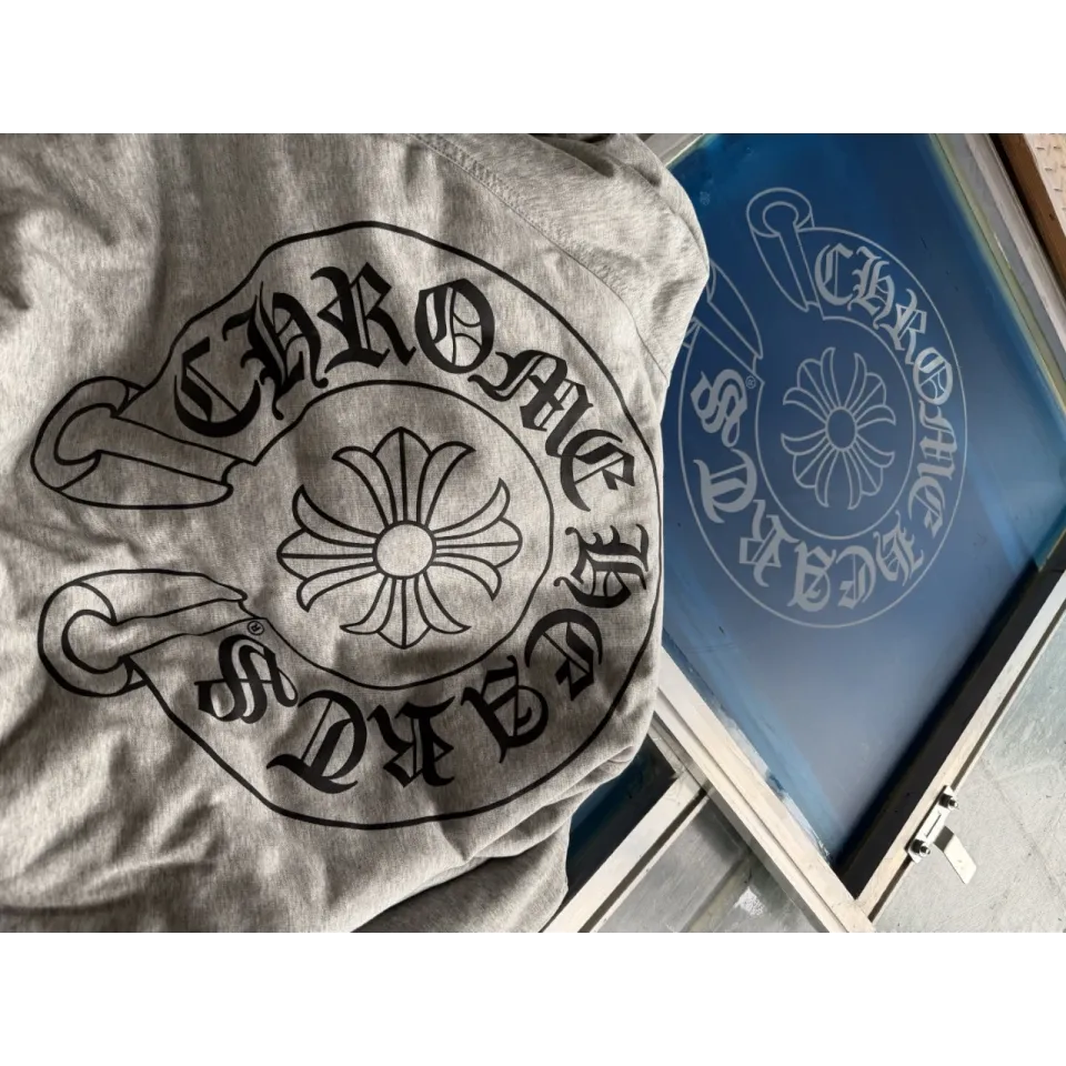 Chrome Hearts Sanskrit Scroll Reversible Hooded Padded Jacket