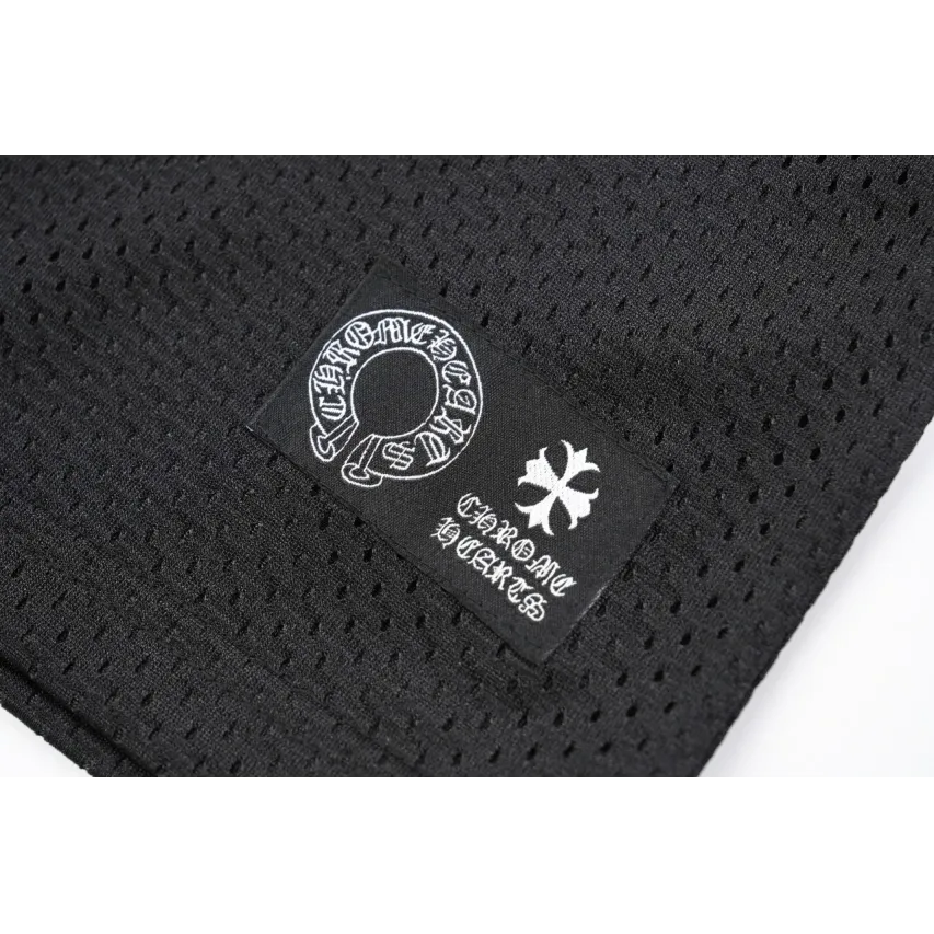 Chrome Hearts Matty Boy Long-Sleeve Mesh Hockey Jersey - Black