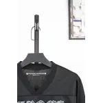 Chrome Hearts Matty Boy Long-Sleeve Mesh Hockey Jersey - Black