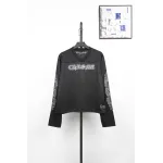 Chrome Hearts Matty Boy Long-Sleeve Mesh Hockey Jersey - Black