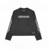 Chrome Hearts Matty Boy Long-Sleeve Mesh Hockey Jersey - Black