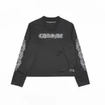 Chrome Hearts Matty Boy Long-Sleeve Mesh Hockey Jersey - Black