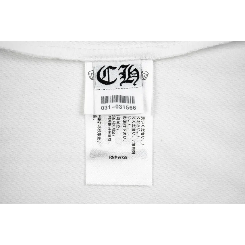 Chrome Hearts Phantom Cross Long-Sleeve T-Shirt - White