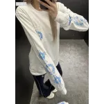Chrome Hearts Phantom Cross Long-Sleeve T-Shirt - White