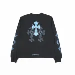 Chrome Hearts Phantom Cross Long-Sleeve T-Shirt - Black