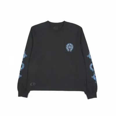 Chrome Hearts Phantom Cross Long-Sleeve T-Shirt - Black