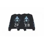 Chrome Hearts Phantom Cross Long-Sleeve T-Shirt - Black
