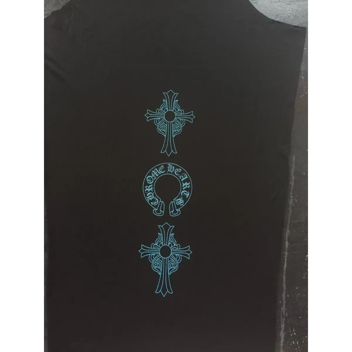 Chrome Hearts Phantom Cross Long-Sleeve T-Shirt - Black