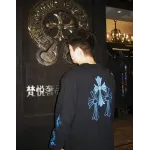 Chrome Hearts Phantom Cross Long-Sleeve T-Shirt - Black