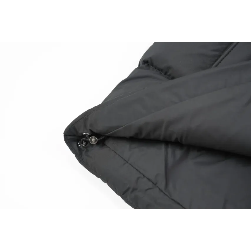 Moncler Maya Matte Cropped Hooded Down Jacket - Black