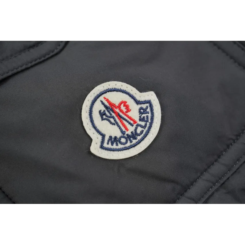Moncler Maya Matte Cropped Hooded Down Jacket - Black
