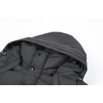 Moncler Maya Matte Cropped Hooded Down Jacket - Black