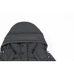 Moncler Maya Matte Cropped Hooded Down Jacket - Black