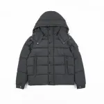 Moncler Maya Matte Cropped Hooded Down Jacket - Black