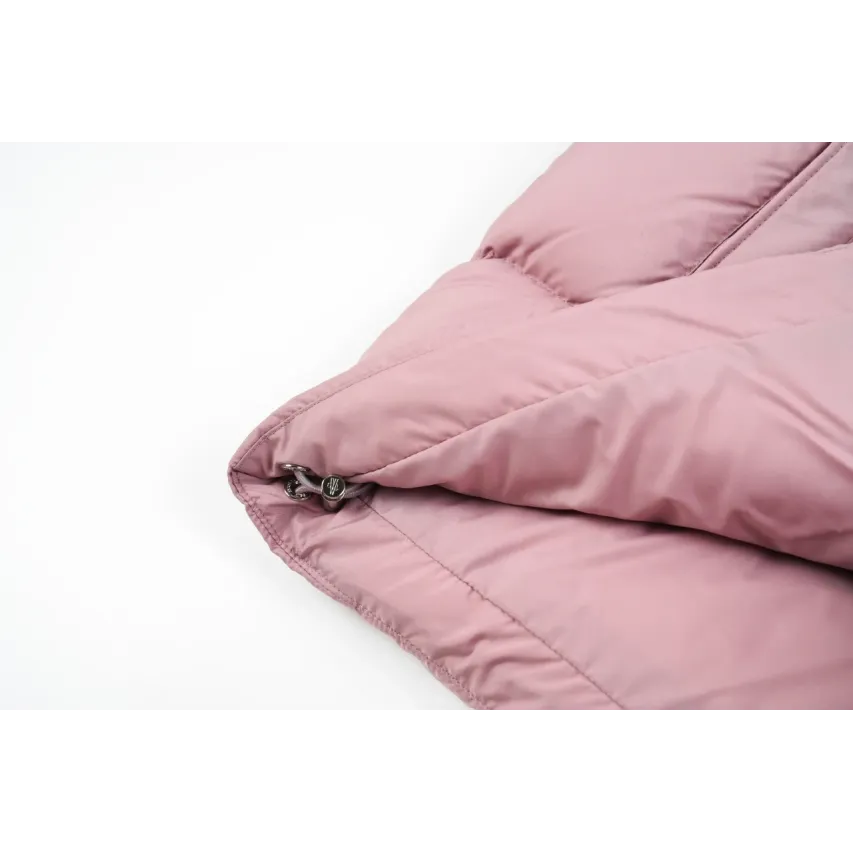 Moncler Maya Matte Cropped Hooded Down Jacket - Pink