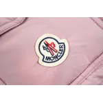 Moncler Maya Matte Cropped Hooded Down Jacket - Pink