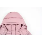 Moncler Maya Matte Cropped Hooded Down Jacket - Pink
