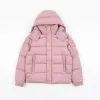 Moncler Maya Matte Cropped Hooded Down Jacket - Pink
