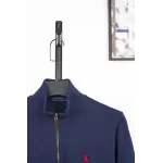 Ralph Lauren Embroidered Pony Half-Zip Sweatshirt - Navy