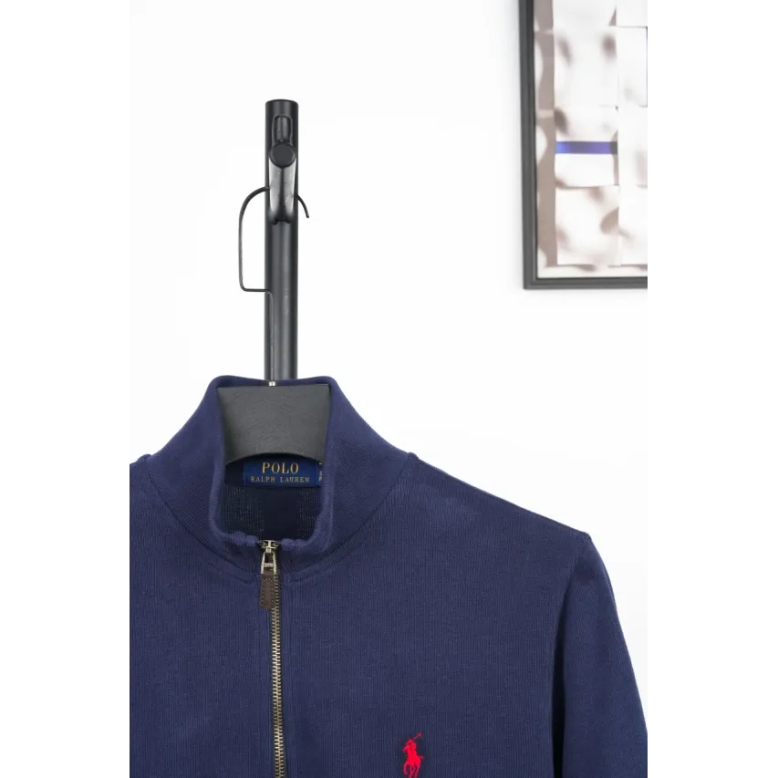 Ralph Lauren Embroidered Pony Half-Zip Sweatshirt - Navy