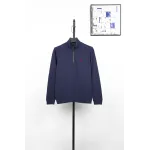 Ralph Lauren Embroidered Pony Half-Zip Sweatshirt - Navy