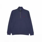 Ralph Lauren Embroidered Pony Half-Zip Sweatshirt - Navy
