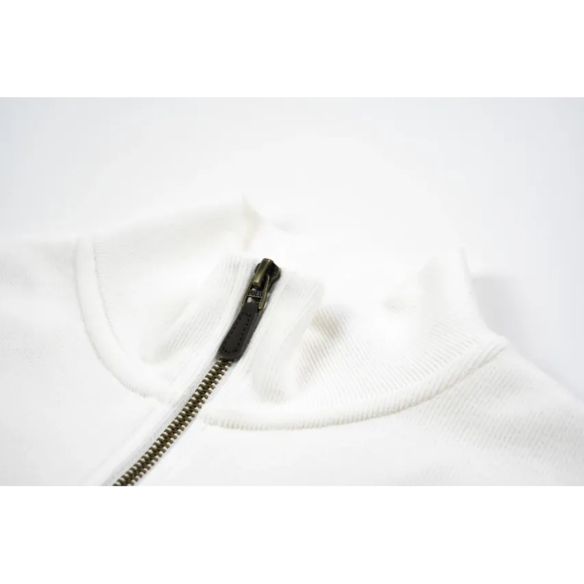 Ralph Lauren Embroidered Pony Half-Zip Sweatshirt - White