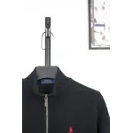Ralph Lauren Embroidered Pony Half-Zip Sweatshirt - Black