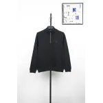 Ralph Lauren Embroidered Pony Half-Zip Sweatshirt - Black