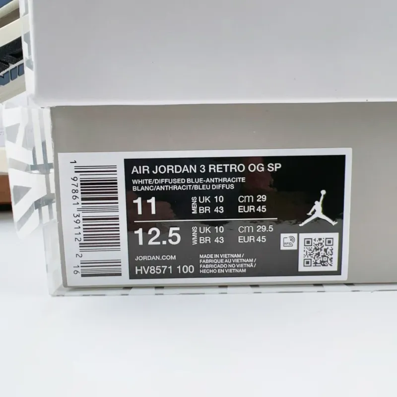 Air Jordan 3 OG SP A Ma Maniére For The Love HV8571 100 GX Batch Factory