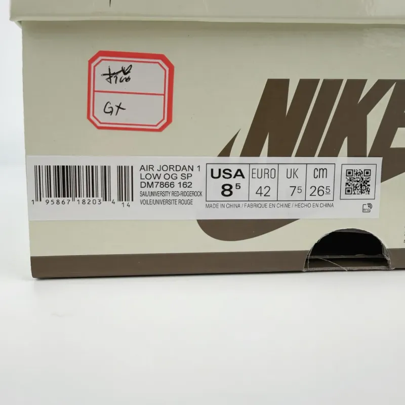 Air Jordan 1 Low SP OG Travis Scott Reverse Mocha GX Batch Factory