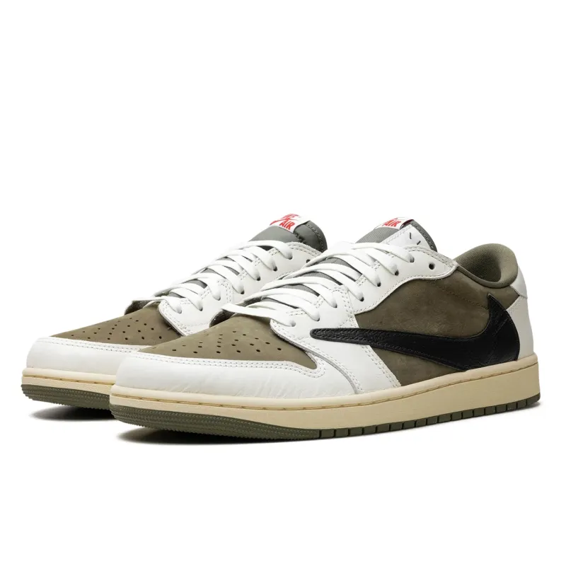 Travis Scott x Air Jordan 1 Low OG SP “Medium Olive” GX Batch Factory