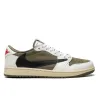 Travis Scott x Air Jordan 1 Low OG SP “Medium Olive” GX Batch Factory