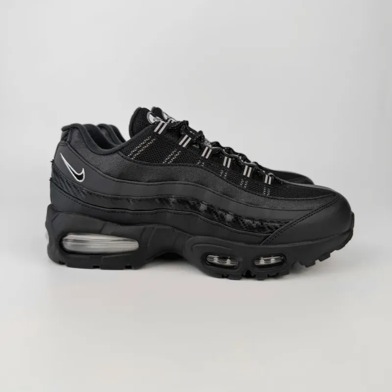 Nike Air Max 95 Big Bubble Black Metallic Silver Cool Grey GX Batch Factory