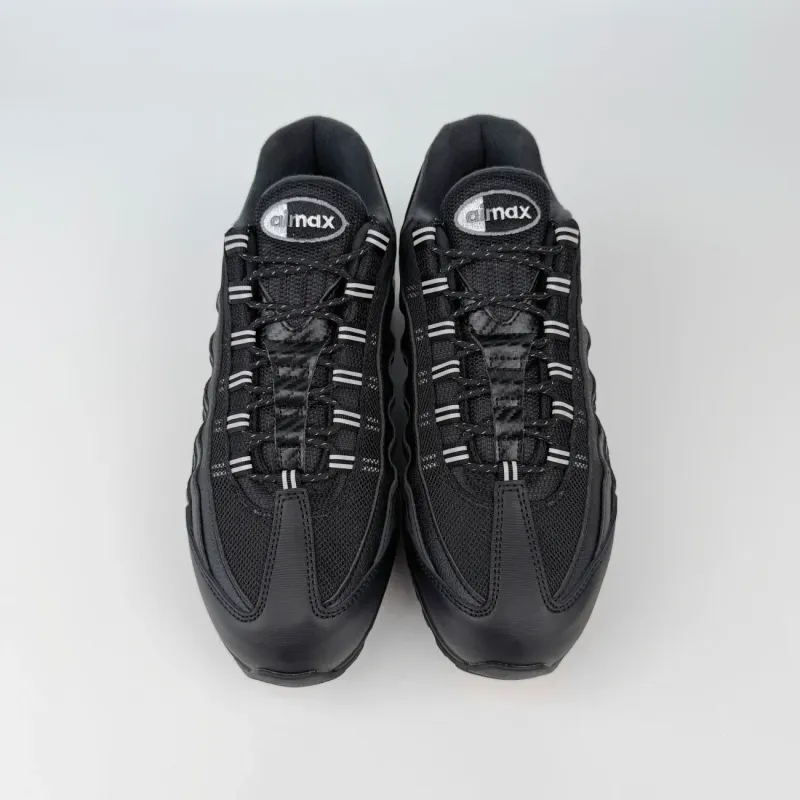 Nike Air Max 95 Big Bubble Black Metallic Silver Cool Grey GX Batch Factory