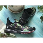 A Bathing APE x Nike Air Max 270 Japanese Camo Bape Camo Green Mens & Wmns Size AH6799-003